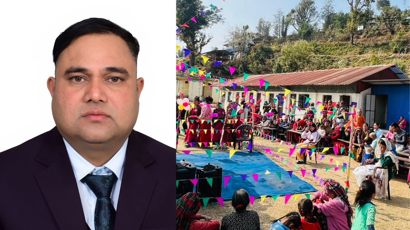 पूर्वविद्यार्थी टिका सिम्खडाद्वारा विद्यालयमा १ लाख ११ हजार राशिको अक्षयकोष स्थापना