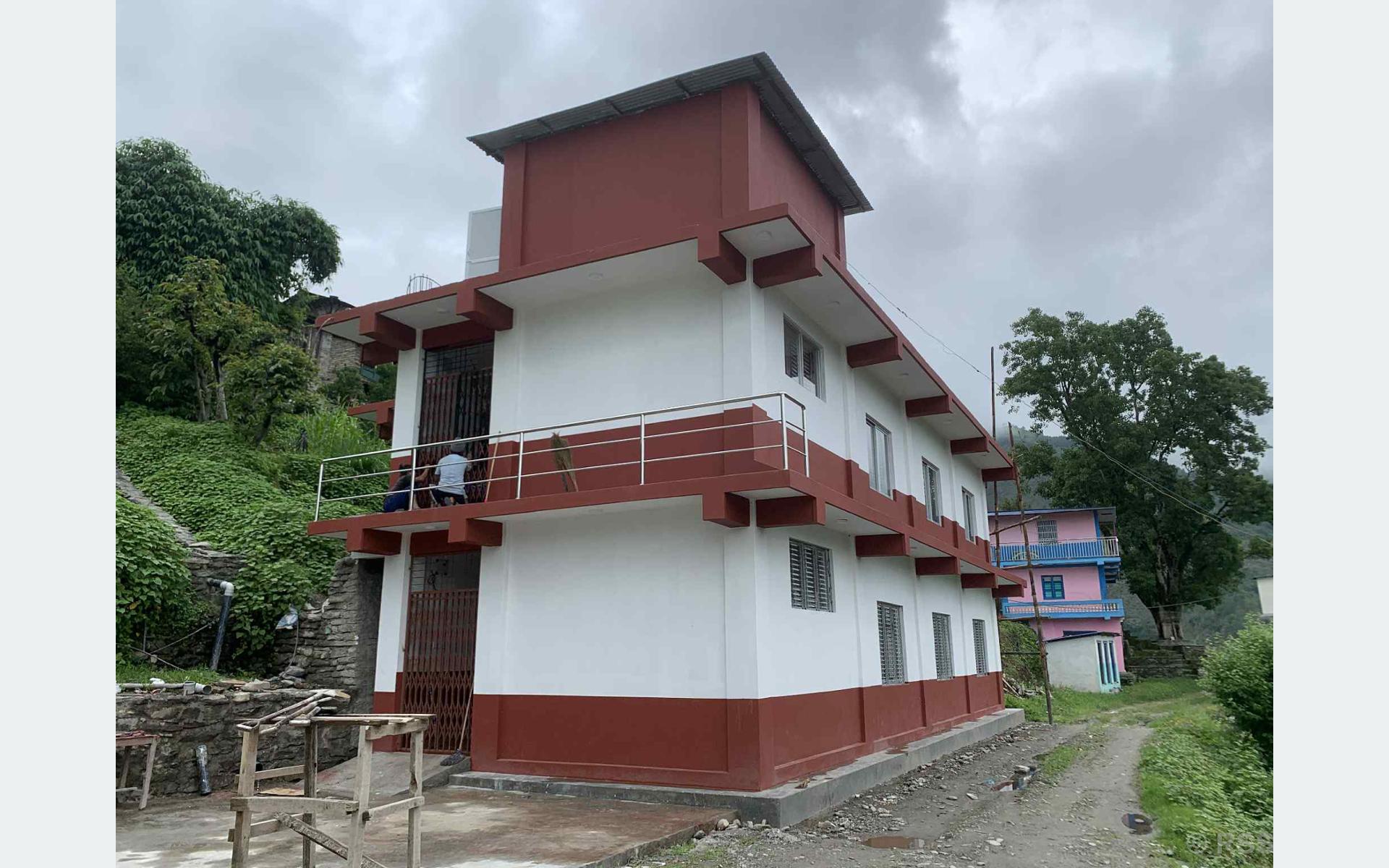 एक करोड लागतमा वडा कार्यालय भवन निर्माण