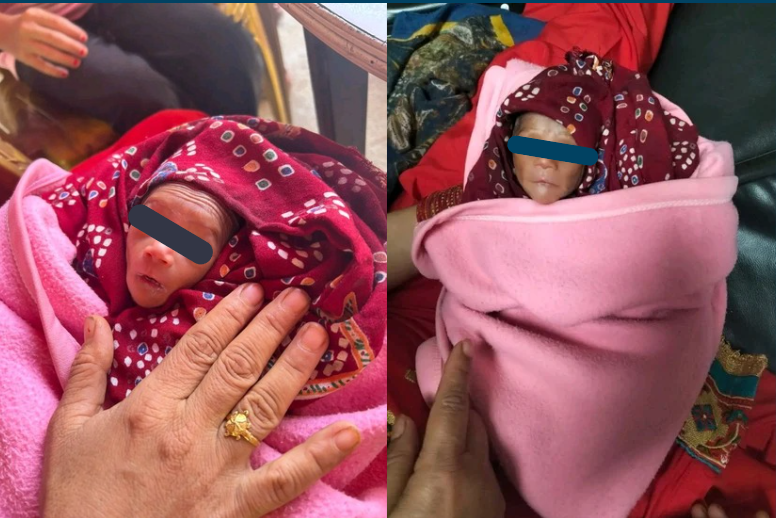 बालगृहको गेटबाहिर नवजात शिशु फेला