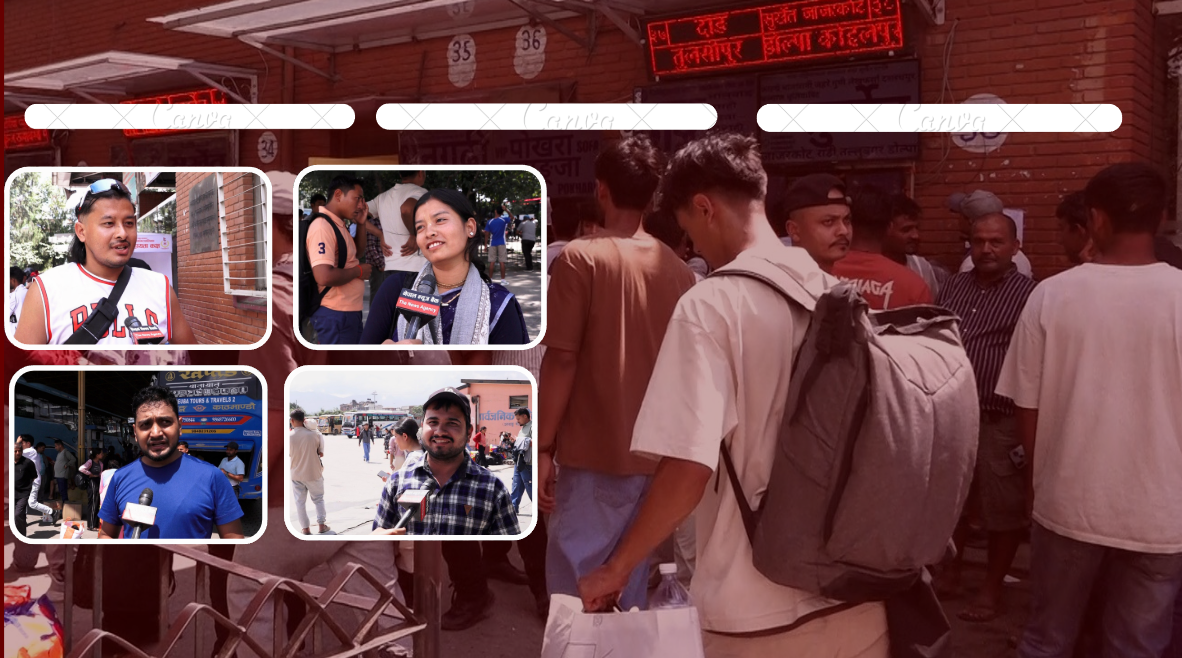 काठमाडौँबाट दसैँ घरफिर्ती यात्रा : सहज टिकट, तर महँगो भाडा र बिग्रिएको सडकको चिन्ता