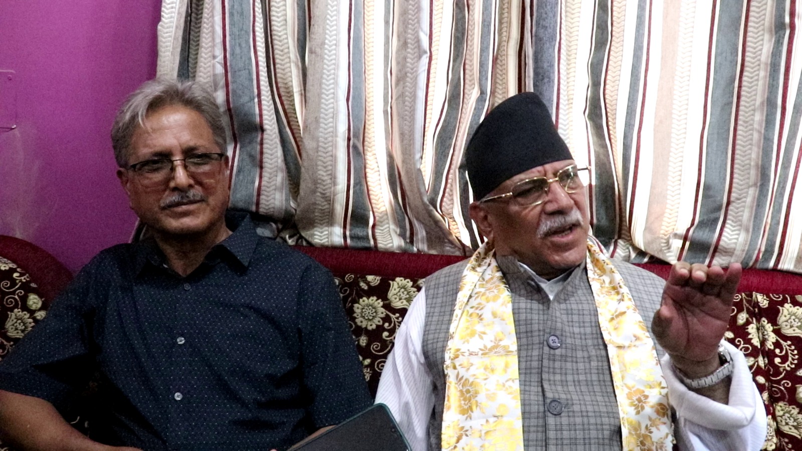 ‘जनार्दनलाई मैले पार्टी छाड्न भनेको होइन’ : प्रचण्ड