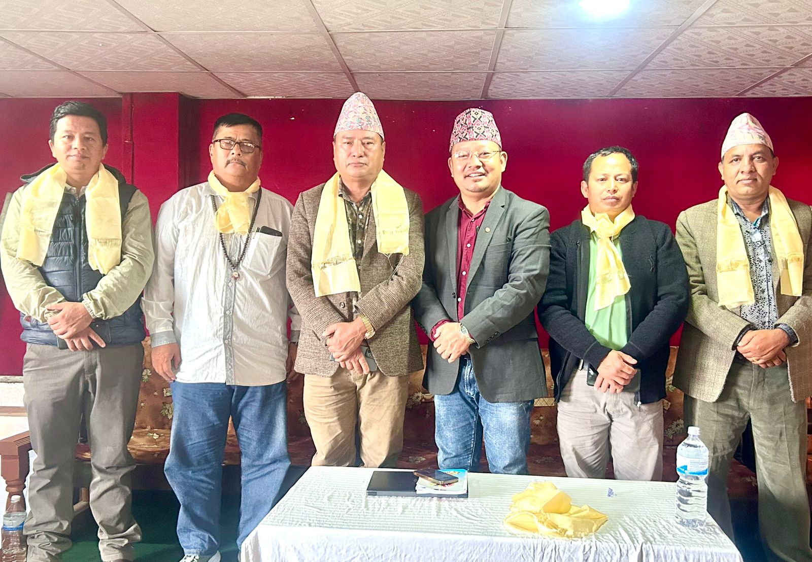 मजदुर भवन निर्माणका लागि एक लाख दिने मेयर चिन्तन तामाङको घोषणा