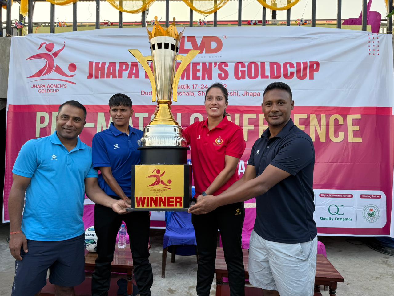 झापा महिला गोल्डकपः एपिएफ र पुलिस उपाधिका लागि खेल्दै