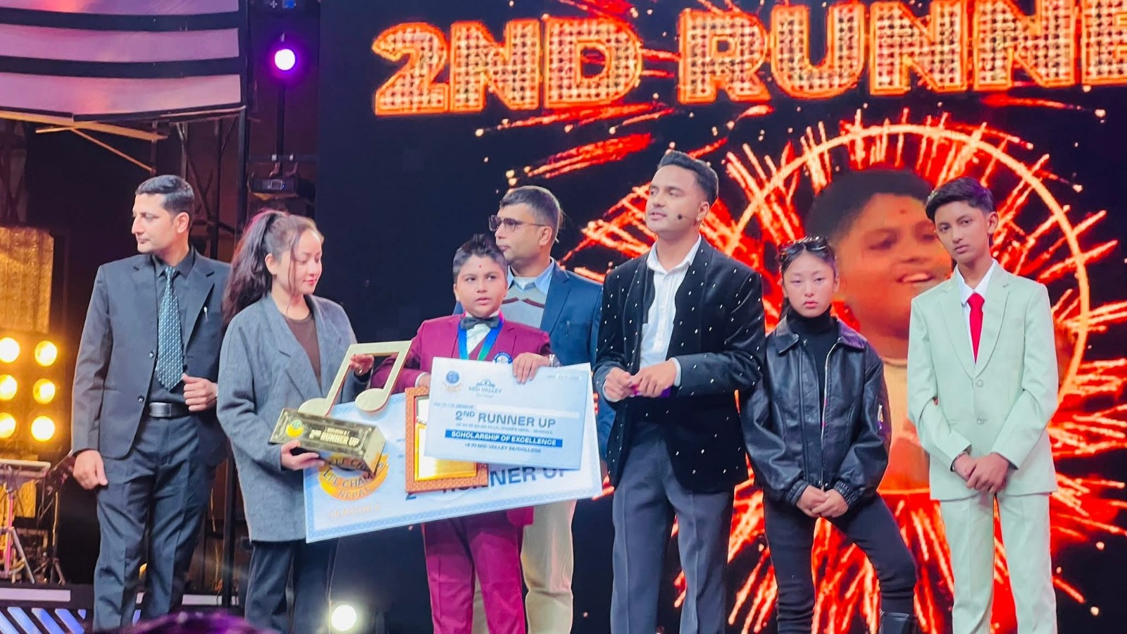 सारेगम प लिटल च्याम्स नेपाल सिजन २ मा झापाका संस्कार सापकोटा सेकेण्ड रनरअप