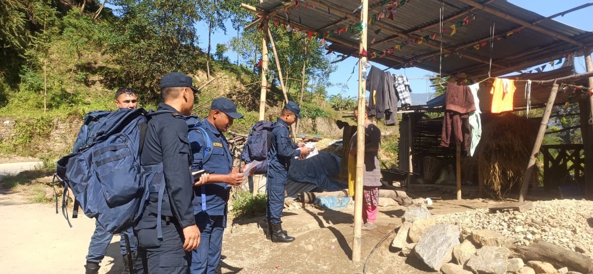 जेन्जी आन्दोलनमा विस्थापित भएका प्रहरी चौकी पुनः स्थापना