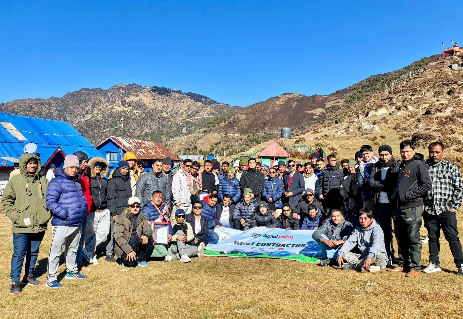 डिजिटल पेन्ट्सको रिफ्रेसमेन्ट टुरः ठेकेदार र पेन्टरलाई इलाम–सन्दकपुर भ्रमण