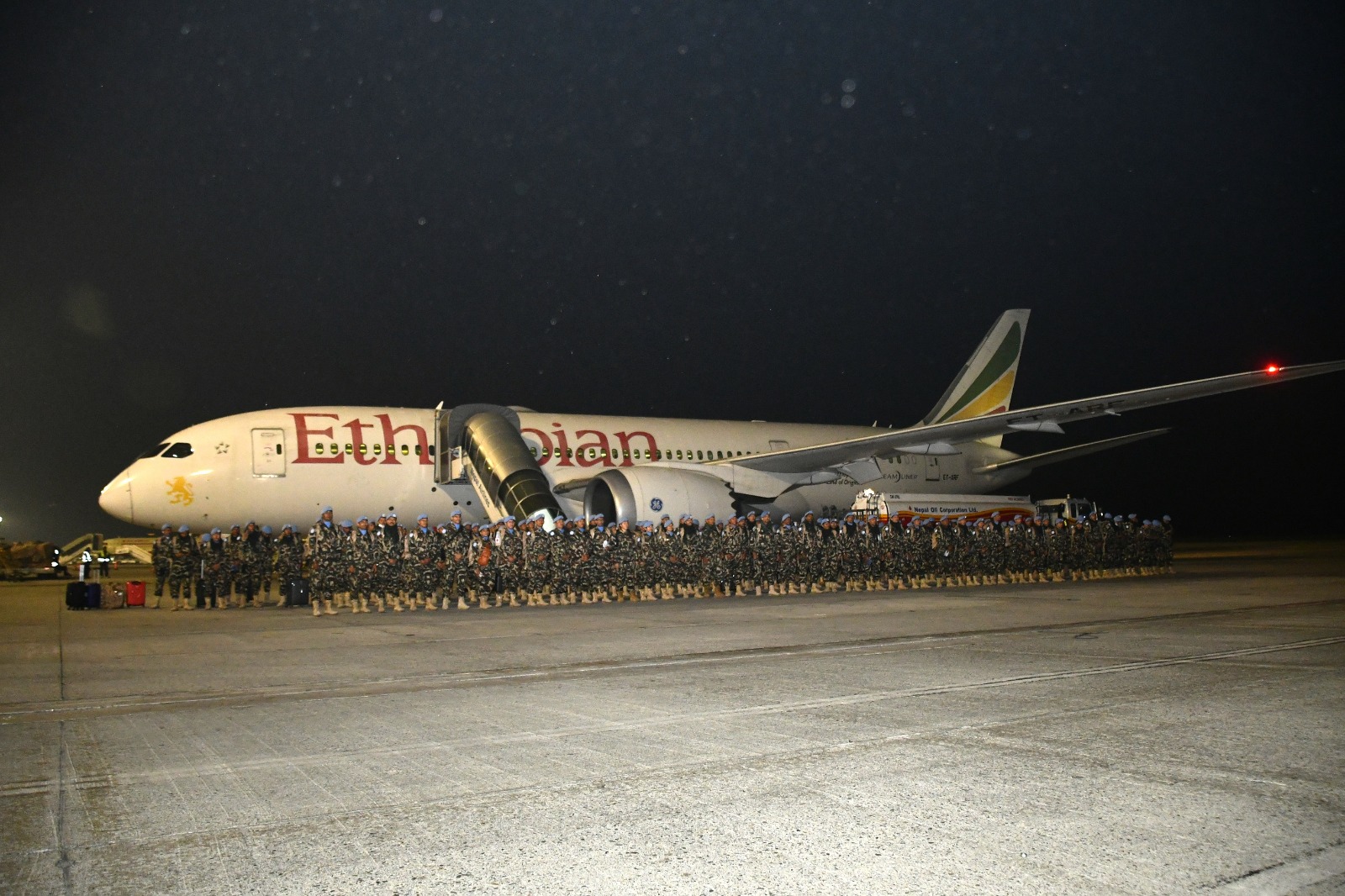 सिएआर मिसनमा नेपाली शान्ति सैनिकको अदलीबदली, १७५ नयाँ टोली प्रस्थान