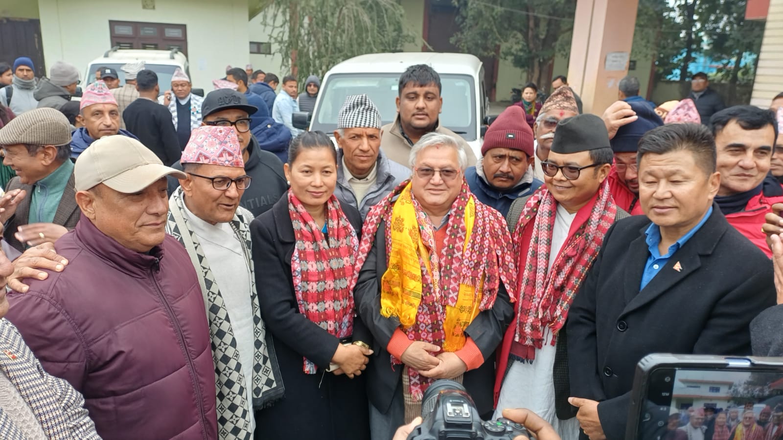 राष्ट्रियसभा निर्वाचन : कांग्रेस एमालेकाे उम्मेदवारी दर्ता