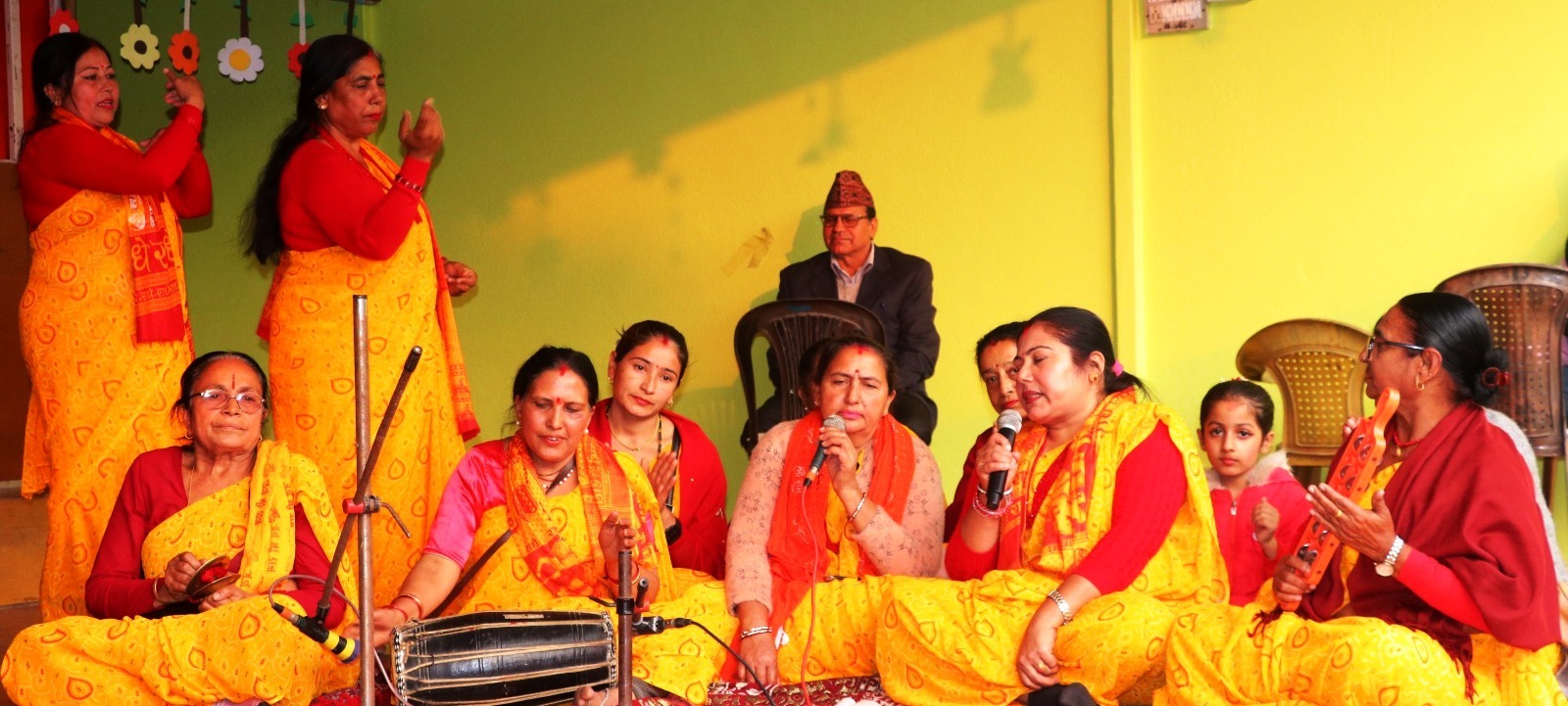 मदरल्याण्डमा भजन कीर्तन प्रतियोगिता सम्पन्न : राम जानकी आमा समूह प्रथम