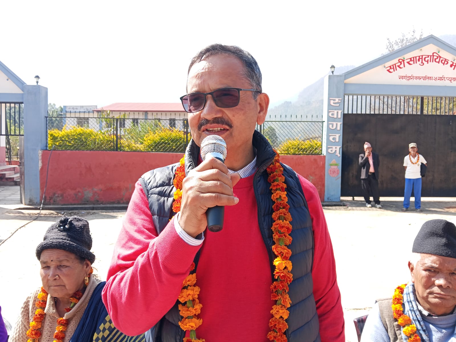 माडीमा घरदैलो गर्दै पोख्रेल, स्वर्गद्वारीलाई विश्व धार्मिक पर्यटन केन्द्र बनाउने प्रतिबद्धता