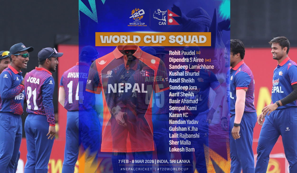 टी–२० विश्वकपका लागि नेपाली टिम घोषणा, कुशल मल्ल अटाएनन्