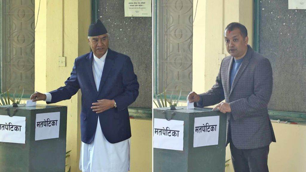 कांग्रेस संसदीय दलको नेता छान्न सुरु भयो मतदान