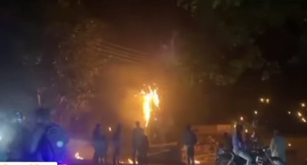 मोरङको सुन्दरहरैंचामा आगलागी