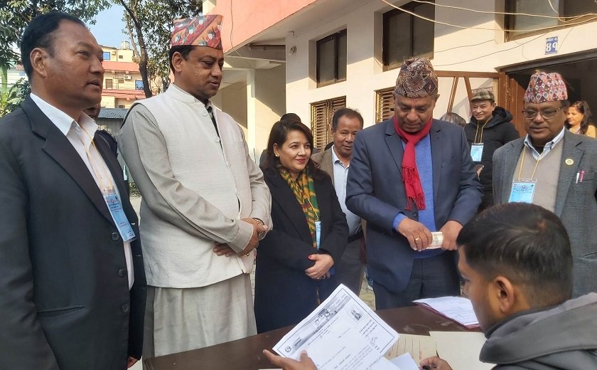 संसदीय दलको नेताका लागि बानियाँद्धारा उम्मेदवारी दर्ता