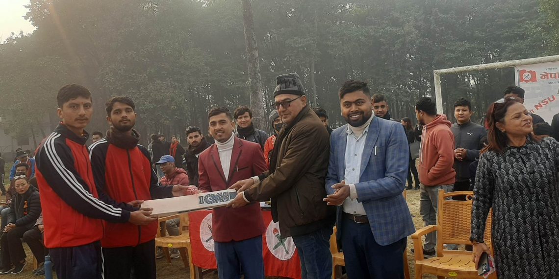 नेविसंघ जनता बहुमुखी क्याम्पसद्वारा क्रिकेट प्रतियोगिता सुरु