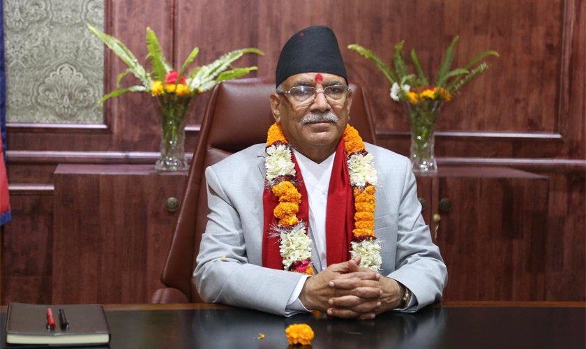 प्रधानमन्त्री प्रचण्डले आज विश्वासको मत लिँदै