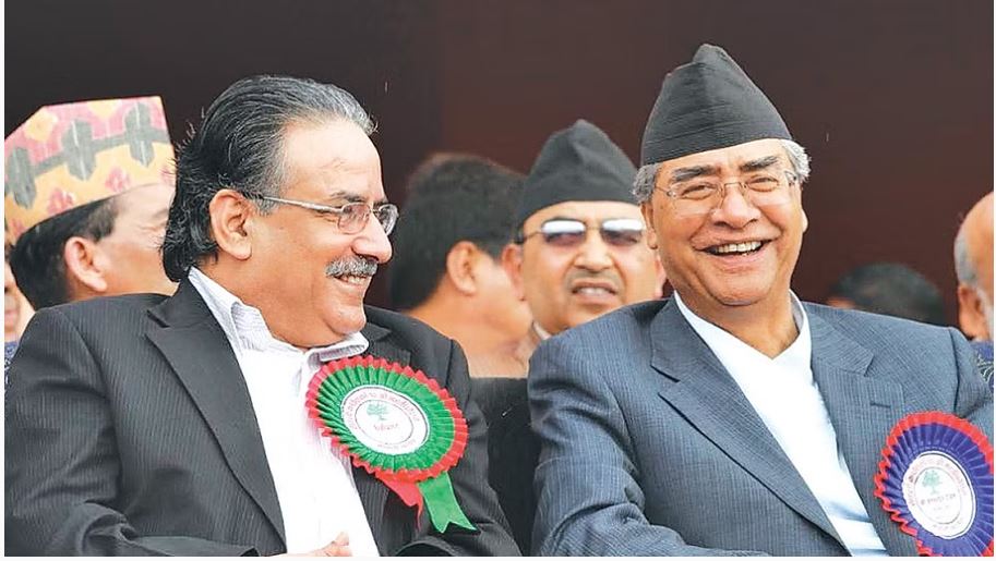 देउवाले दिए नवनियुक्त प्रधानमन्त्री प्रचण्डलाई बधाई