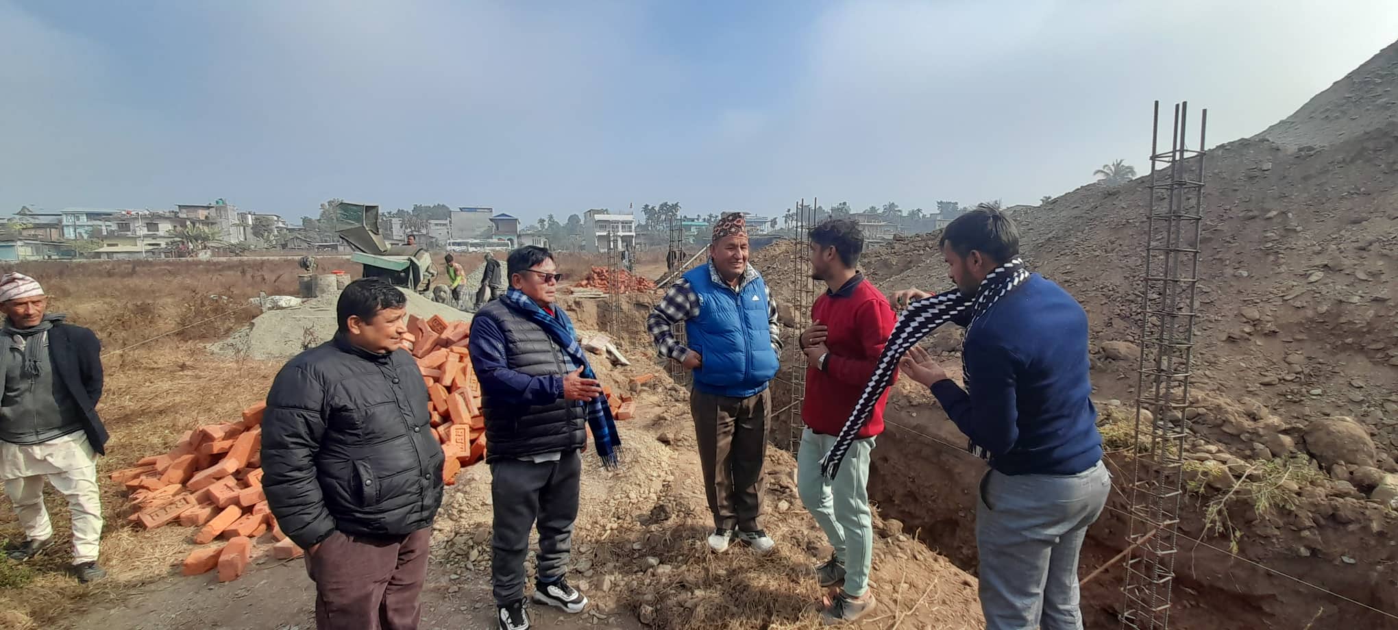 धरान बसपार्कको निर्माण कार्य ६० प्रतिशत सम्पन्न