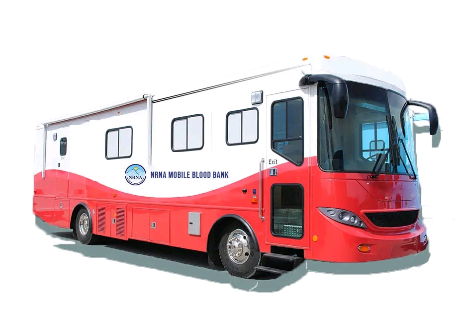 एन आरएनएले प्रदेश १ मा ‘मोबाइल ब्लड बैंक बस’ सहयोग गर्ने