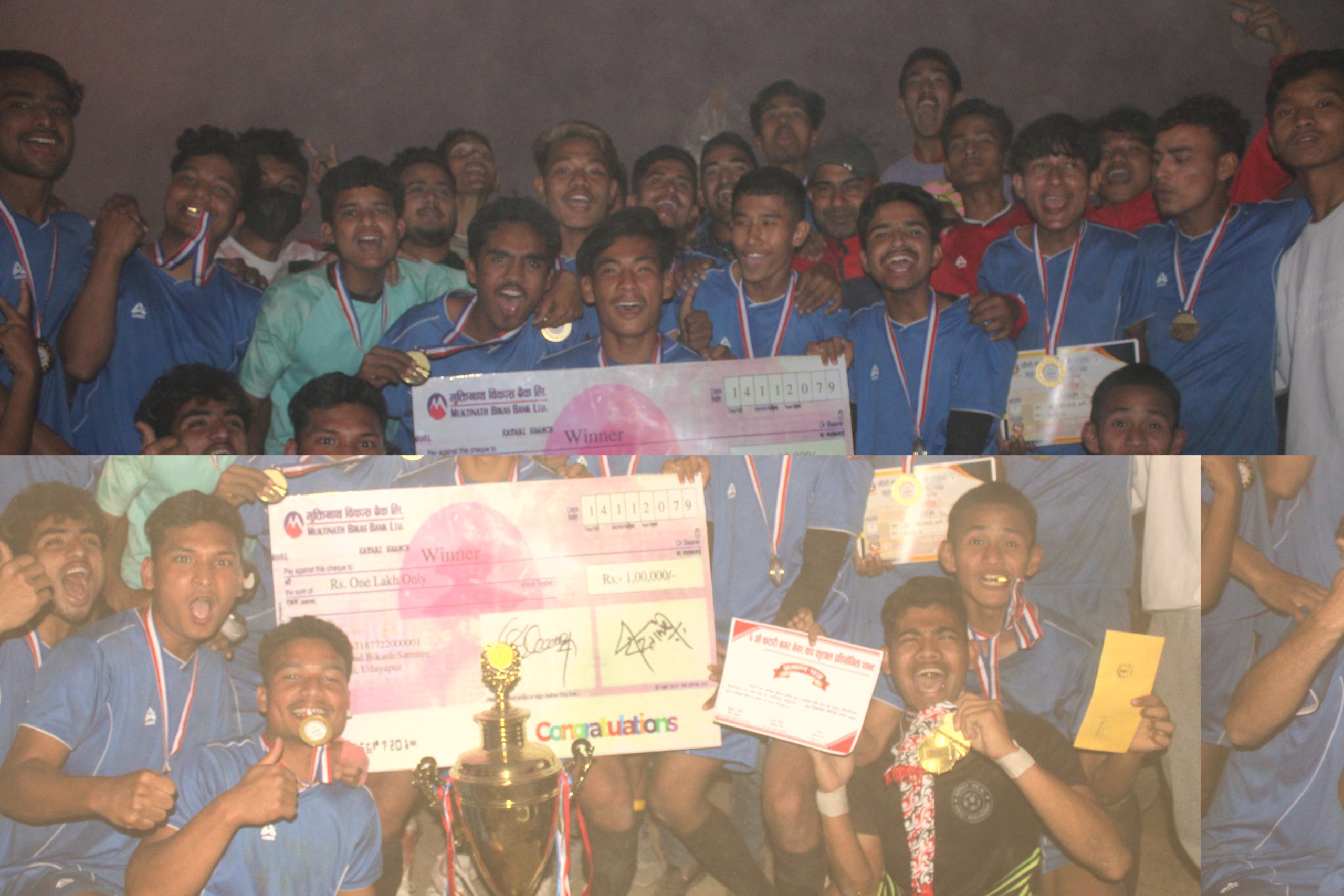 चौथो कटारी मेयर कप फुटबलको उपाधि वडा नम्बर २ को कब्जामा