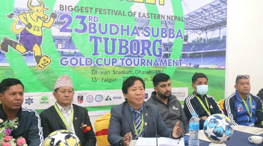 बुढासुब्बा गोल्डकपको तयारी पुरा, उद्घाटन खेल आयोजक धरान र युके एफसी भारतबीच हुने