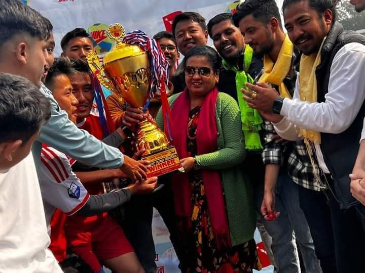 प्रथम “अच्युत नेपाल” स्मृति फुटबल प्रतियोगिताको उपाधि महेन्द्र बहुमुखी क्याम्पसलाई