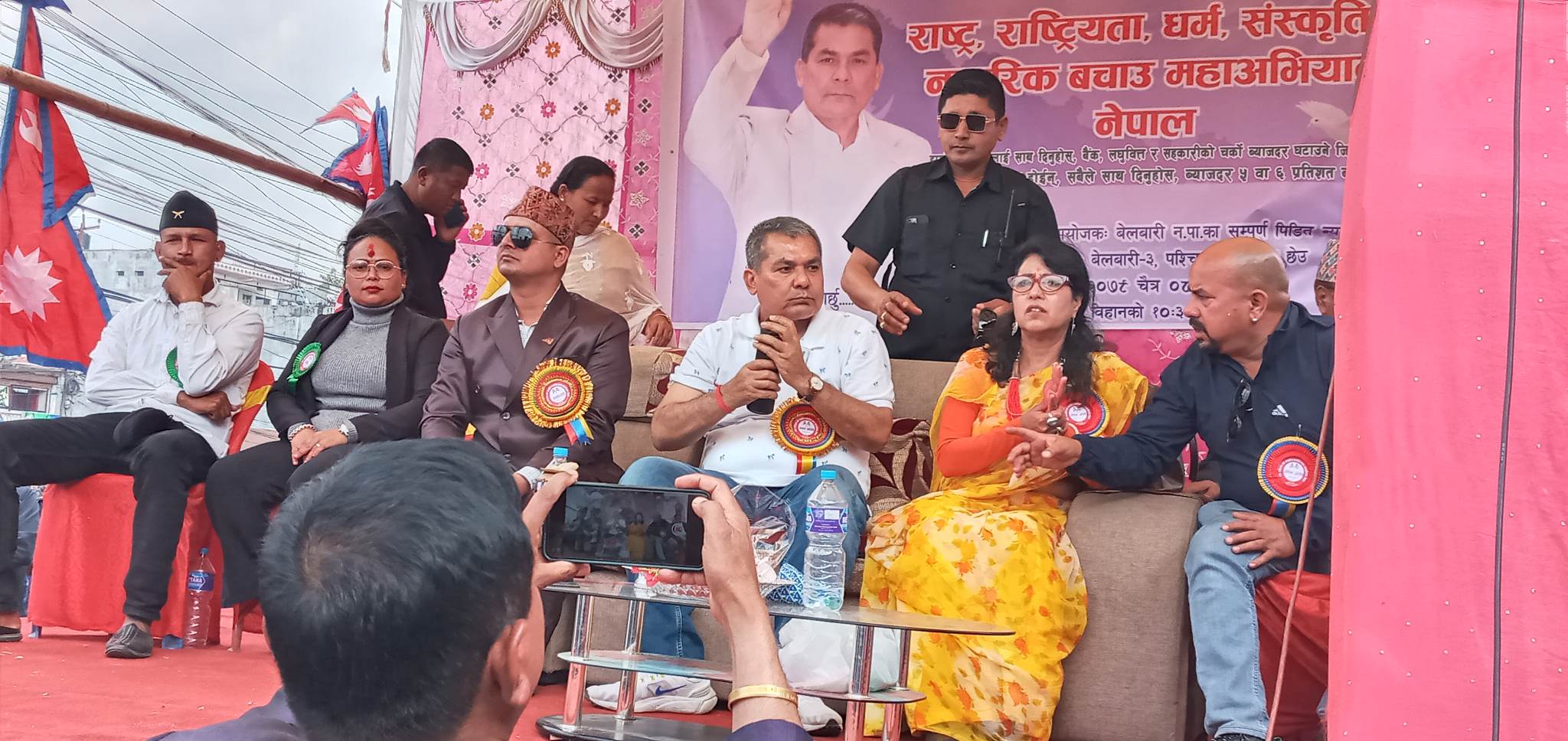 बेलबारीमा दुर्गा प्रसाँइको उत्तेजक भाषण,बैँक,सहकारी र लघुबित्त आतंक बन्द गर्न चेतावनी