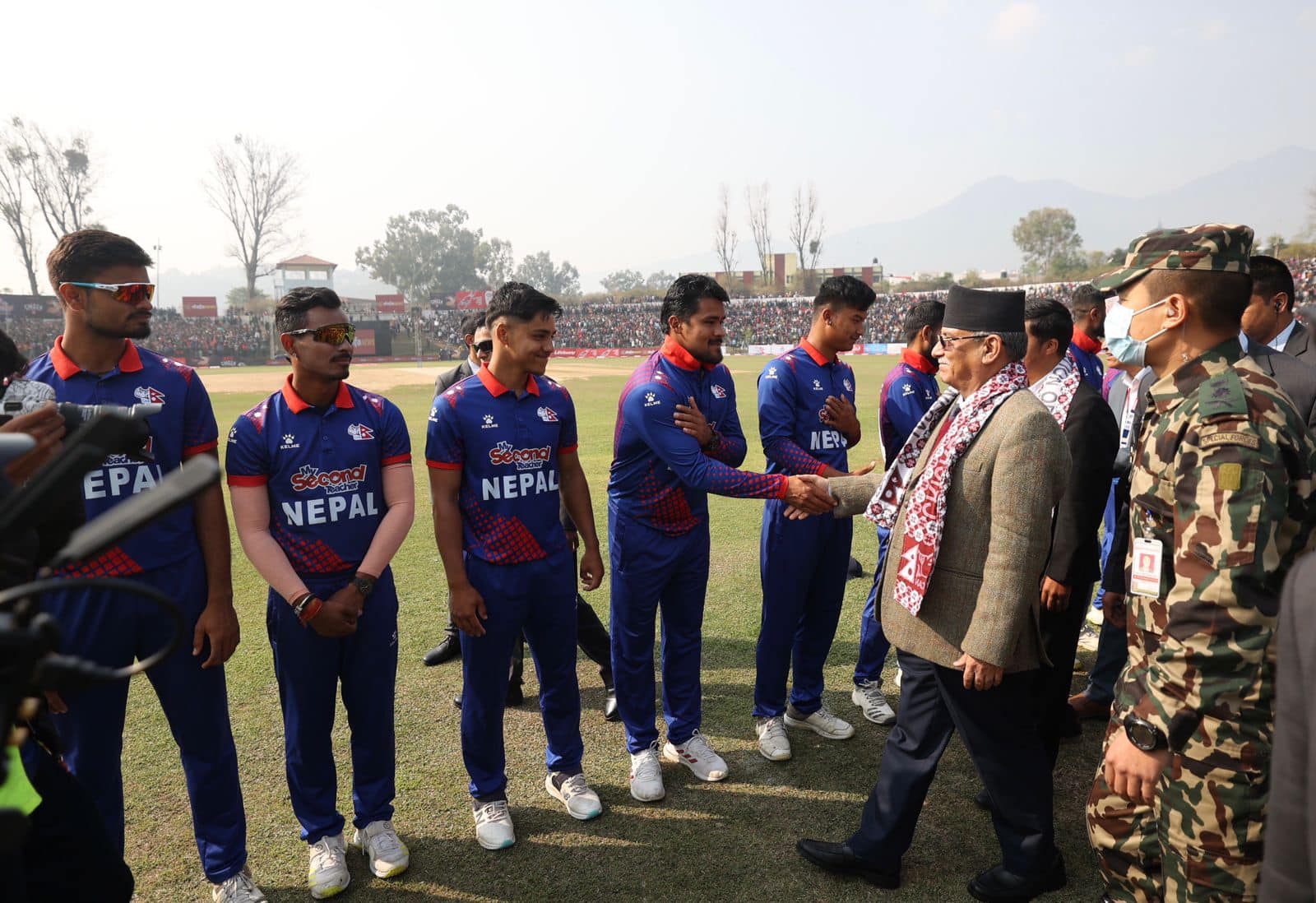 राष्ट्रिय क्रिकेट टिमलाई सरकारले जनही ३ लाख दिने