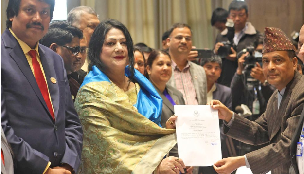 जनमत पार्टीकी ममता झाले पनि दर्ता गरिन् उपराष्ट्रपतिमा उम्मेदवारी