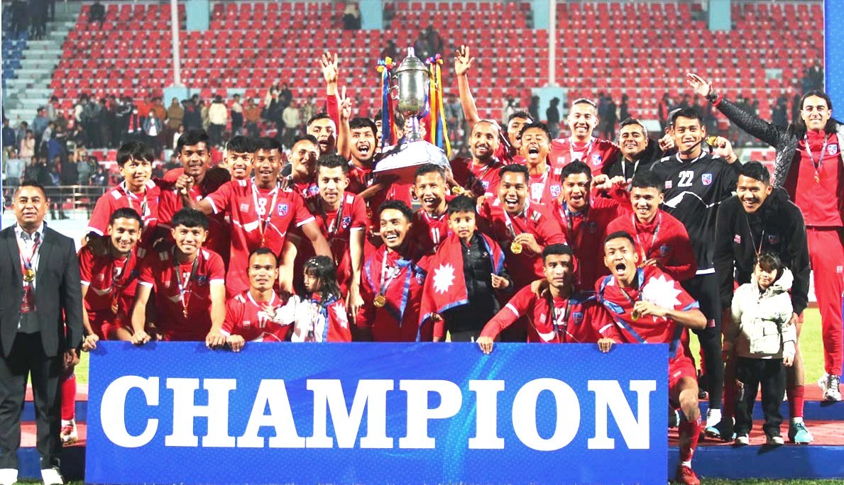 नेपाललाई थ्री नेसन्स कपको उपाधि