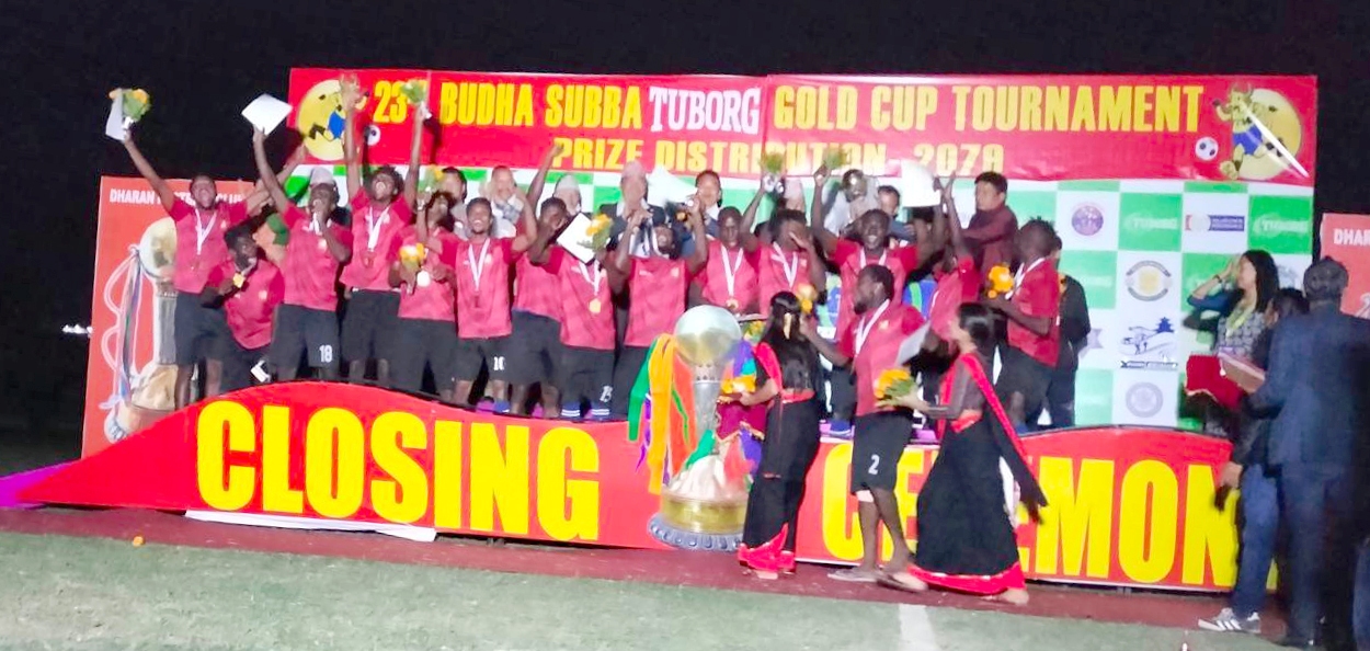 डेब्युमै एभिनियर क्यामरुनलाई बुढासुब्बा गोल्डकपको उपाधि