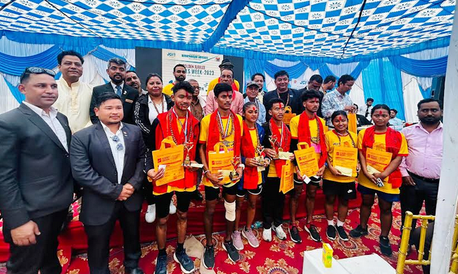 विराटनगर रनका विजेताहरु पुरस्कृत