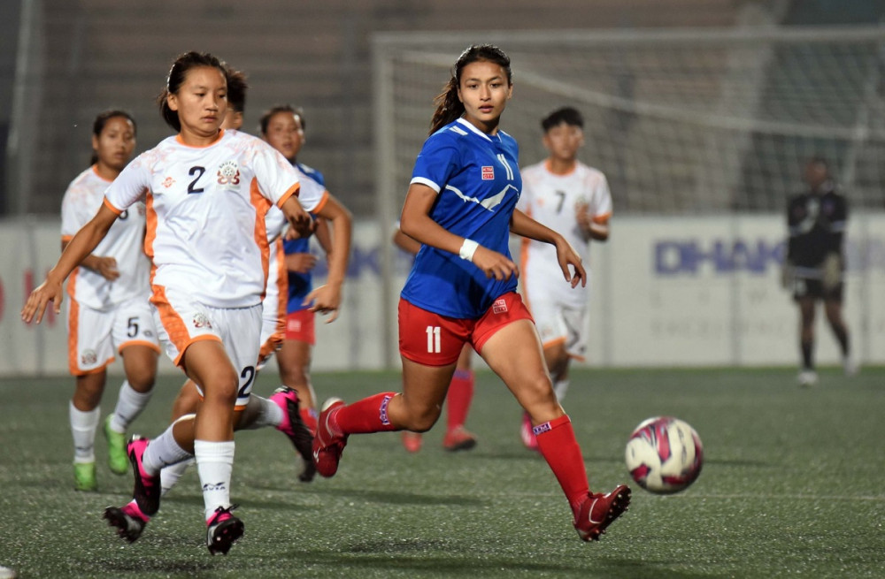 साफ यू-१७ महिला च्याम्पियनसिपमा नेपालको पहिलो जित