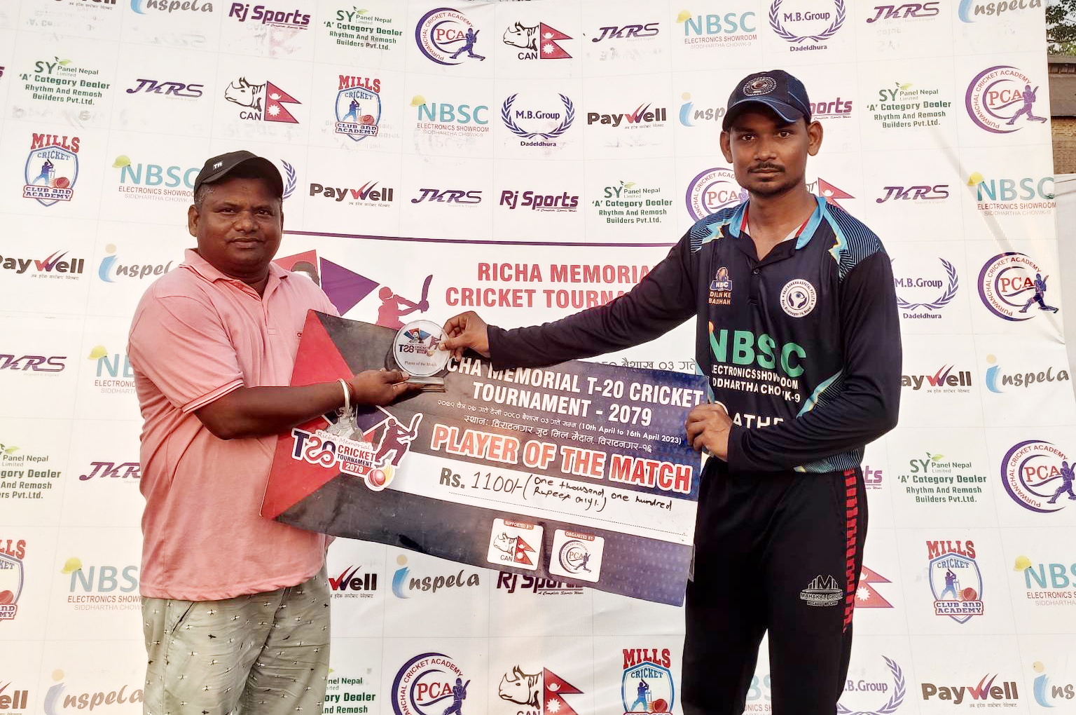 ऋचा मेमोरियल क्रिकेटः एनबीएससी फाइनलमा