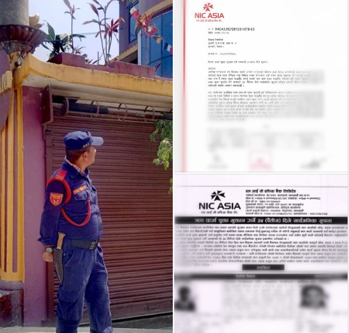 किस्ता नबुझाएको भन्दै एनआइसी एसिया बैंकद्धारा झापा र मोरङका ऋणीको घरमै गार्ड खटायो