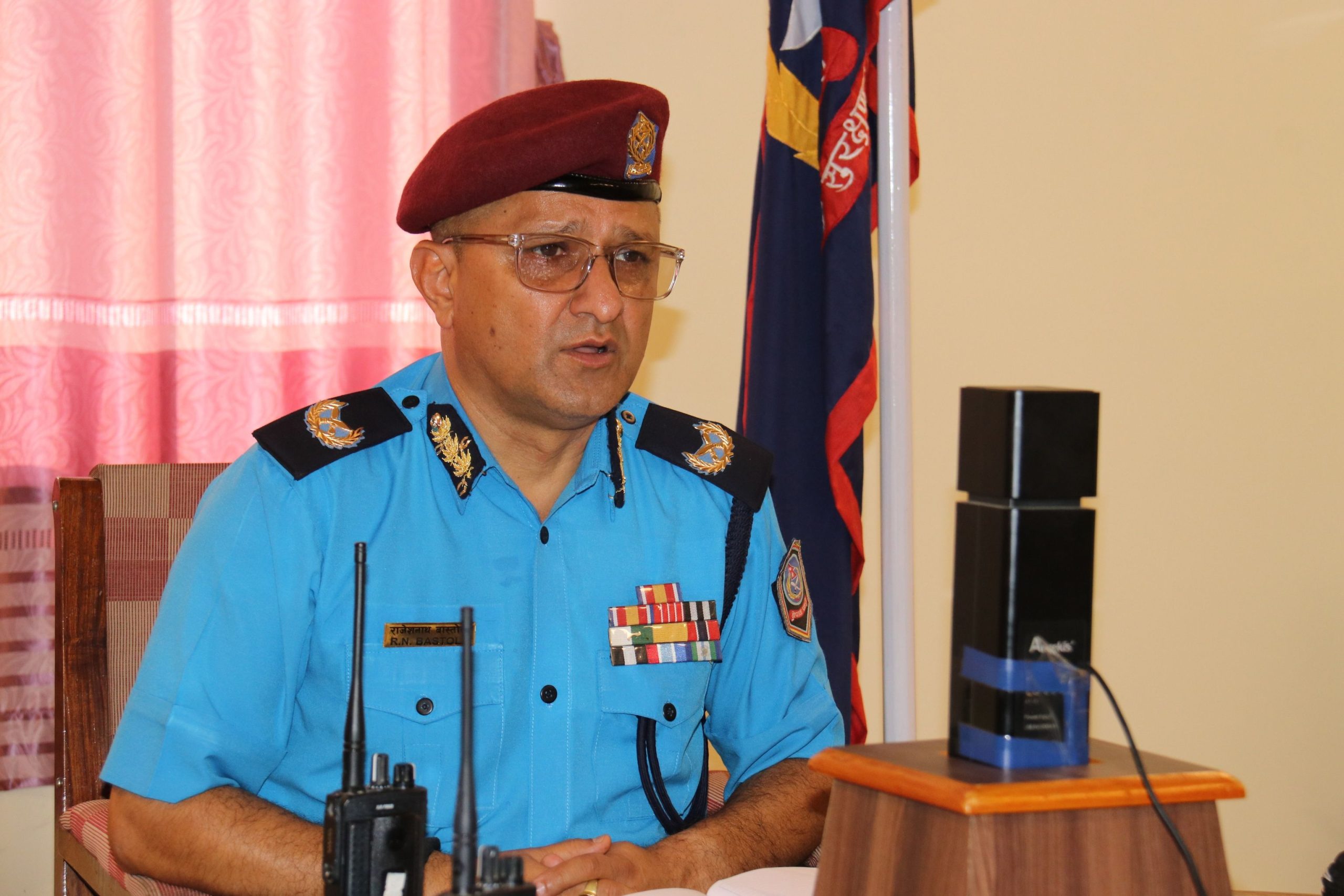 कोसी प्रदेश प्रहरी प्रमुखको जिम्मेवारी डीआईजी बाँस्तोलालाई