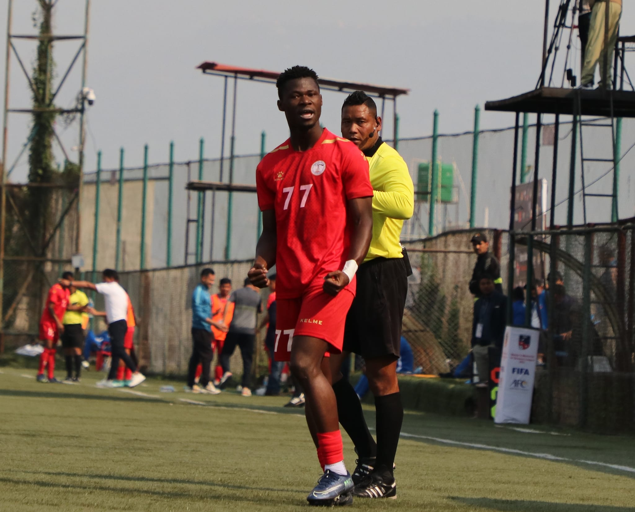 चर्च ब्वाइज र एपीएफले बराबरी खेल्दै अंक बाँडे