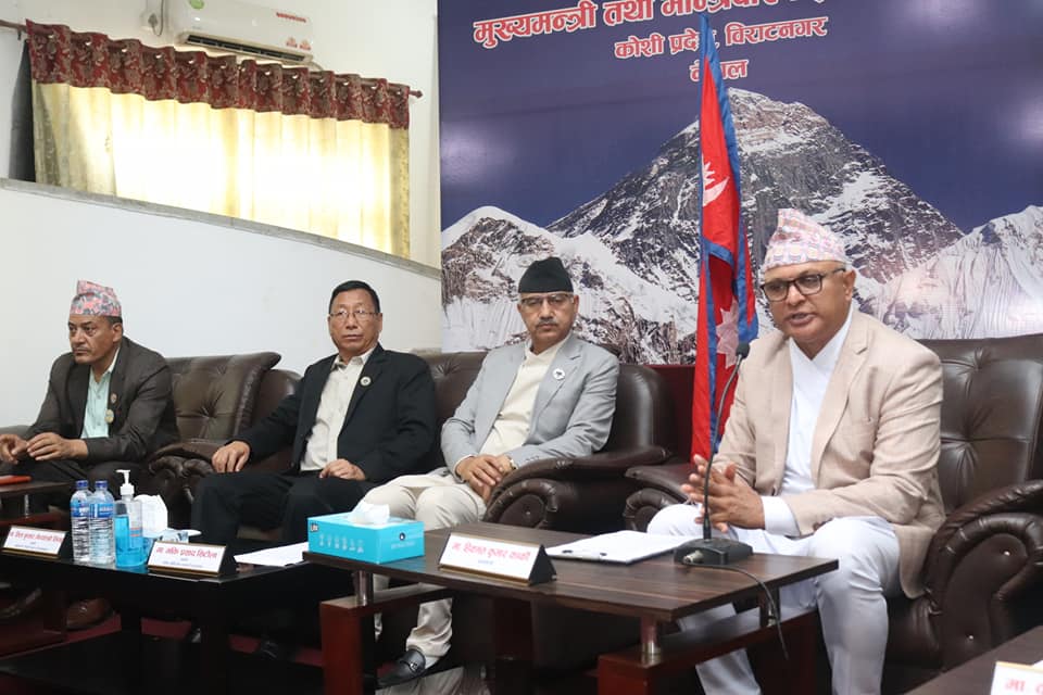 सबै दललाई सरकारमा सहभागी हुन कोशीका मुख्यमन्त्रीको आह्वान