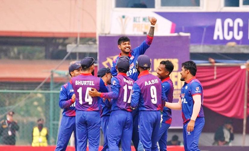 नेपालद्वारा ८४ रनले ओमान पराजित