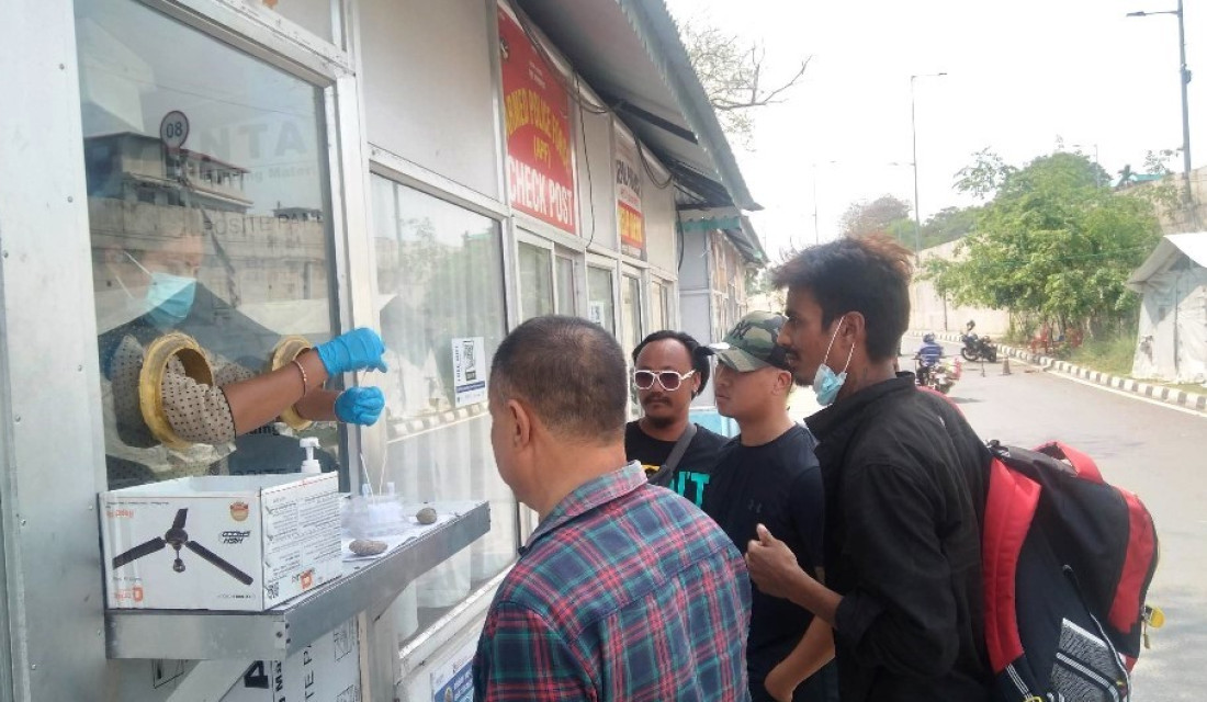 पूर्वी नाकामा दैनिक सय बढीको स्वाब परीक्षण