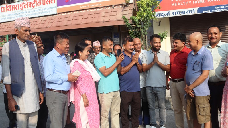 बिर्तामोड साना शहरी खानेपानीमा चुनावी समगर्मी