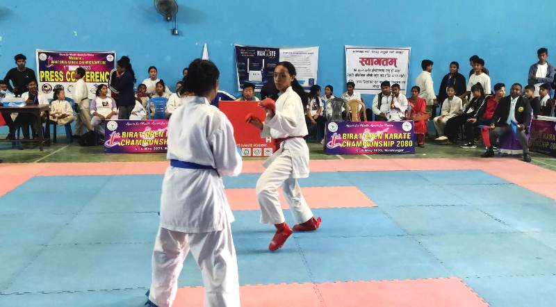 विराटनगरमा खुल्ला कराँते प्रतियोगिता सुरू