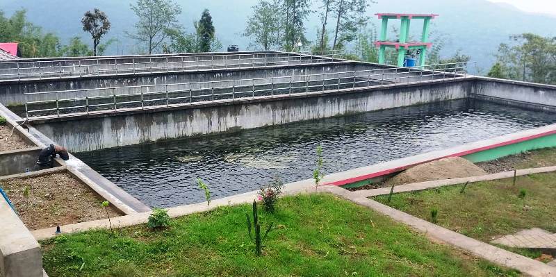 सकियो इलाम बजार खानेपानी आयोजनाको निर्माण कार्य