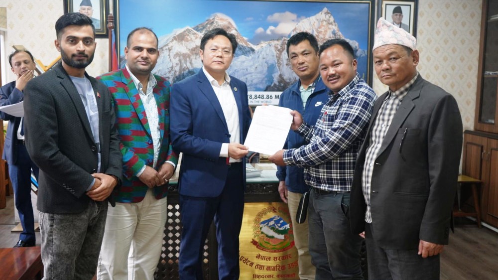 कोशी प्रदेशको पर्यटकीयस्थल सन्दकपुर चिनाउँदै जनप्रतिनिधि काठमाडौंमा