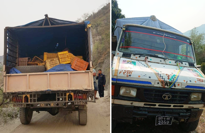 धनकुटाको मुलघाटमा गाँजा नियन्त्रणमा लिने क्रममा प्रहरी घाइते, ५ सय किलो बरामद