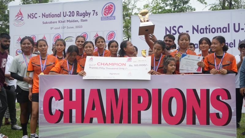 कर्णाली र हेटौडालाई यु-२० रग्वी सेभेन्सको उपाधि