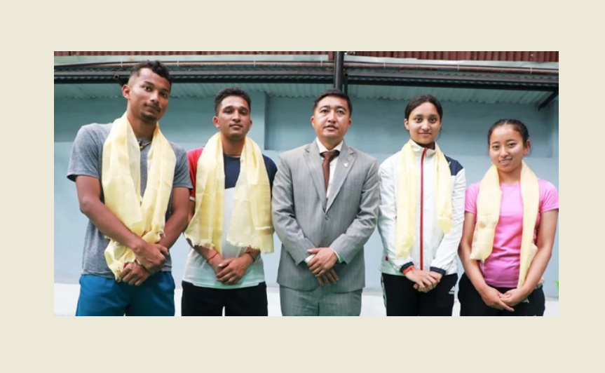 प्रिन्स र रसिला एसियन गेम्सका लागि छनोट