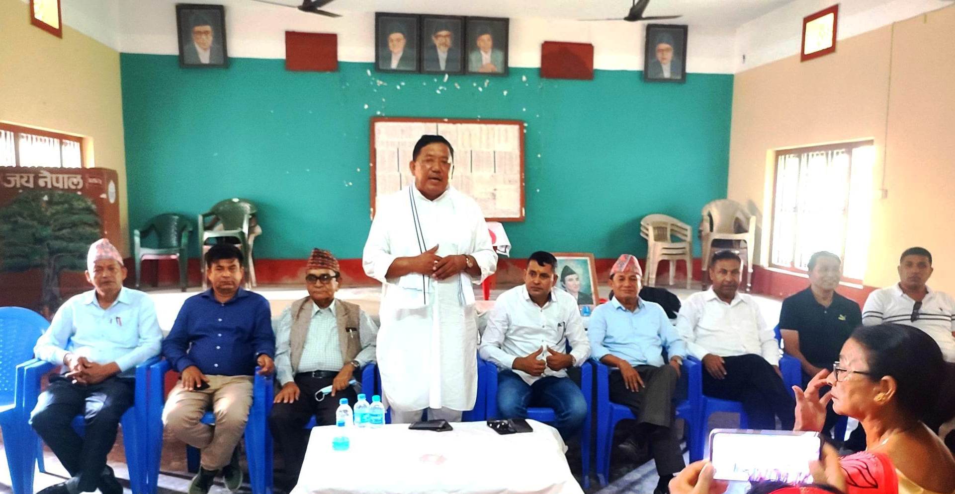 असोजमा जिल्ला सम्मेलन गर्ने झापा कांग्रेसको निर्णय