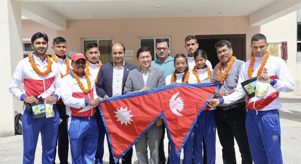 २५औँ एसियन एथलेटिक्स च्याम्पियनसिपमा सहभागी हुने खेलाडीहरुलाई शिवम् सिमेन्टको प्रायोजन