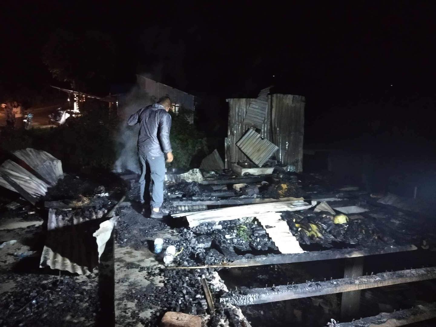 आगलागीले पसलमा क्षति